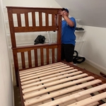 Sophia Assembles a Bunk Bed