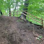spilt rail fence