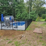 aluminum pool code fence