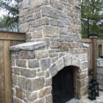 Outdoor fireplace