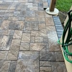patio with pavers