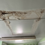 Damaged ceiling