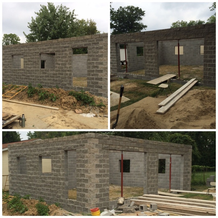 Block garage