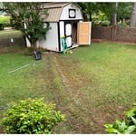 Trenching for electrical conduit