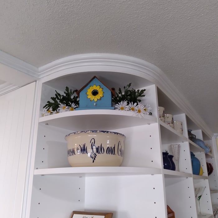 custom shelf and molding