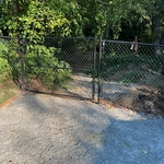 Yard waste before