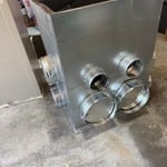Sheet metal plenum