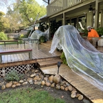 Roof Wash Prep.