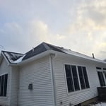 6k White Aluminum Gutter