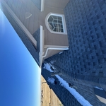 Custom hand cut miter.