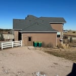Right elevation of house.