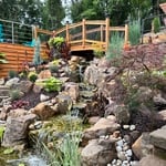 Lighting, Water Feature & Hardscaping