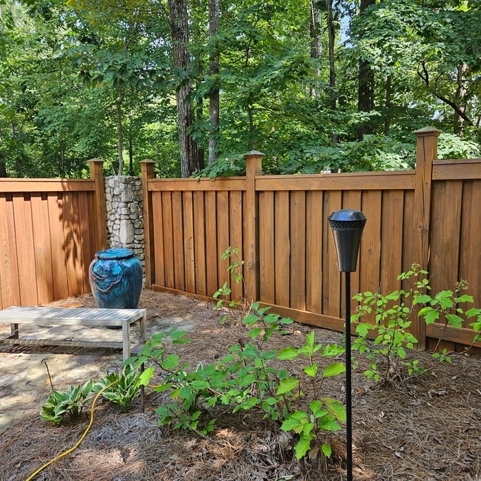 fence staining