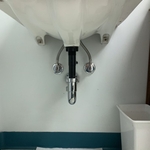 New lavatory drain and supply lines