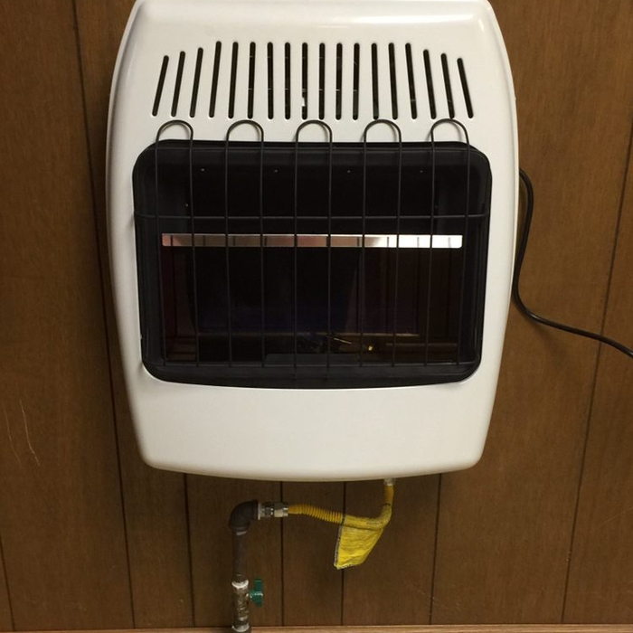 Gas Fired Wall Heater Installation