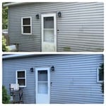 Siding soft wash