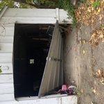 Broken door