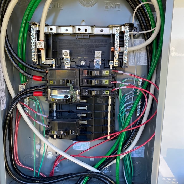 New electrical panel