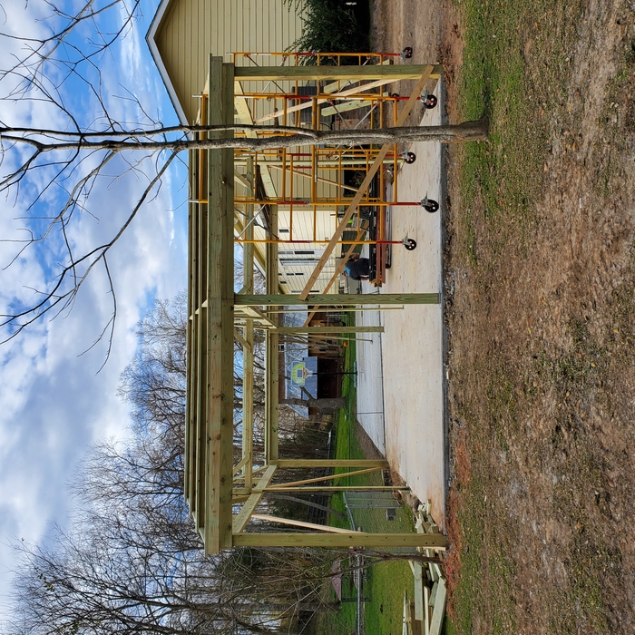 Custom carport and patio