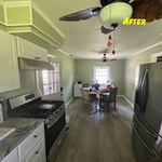 Shiplap in kitchen