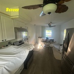 Shiplap in kitchen