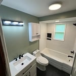 Completed Full Bathroom Remodel