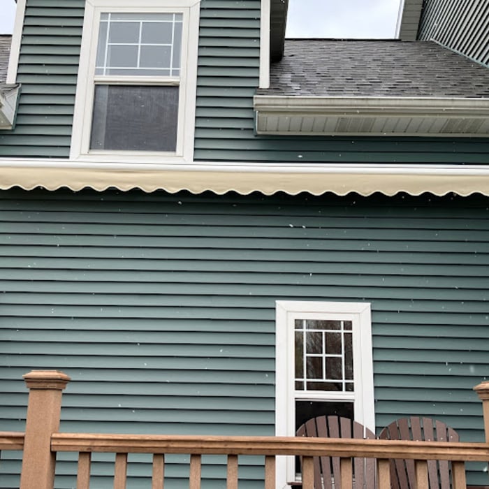 Awning Retracted Into Cassette