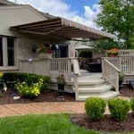 Retractable Awning Over Porch