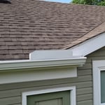 New gutters and splash guard