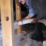 Blown-in install