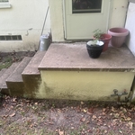 Old steps out