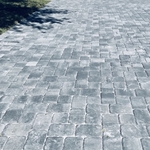Driveway and sidewalk