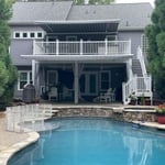 Awning over a Pool