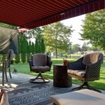 Awning with Side Screen