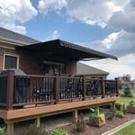 Retractable Awning Over Deck