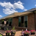 Retractable Awning Over Patio