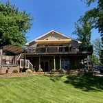 Retractable Awning on Second Story Deck