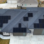 Solar installation hip roof