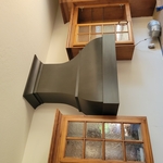 Custom built stained decorative hood