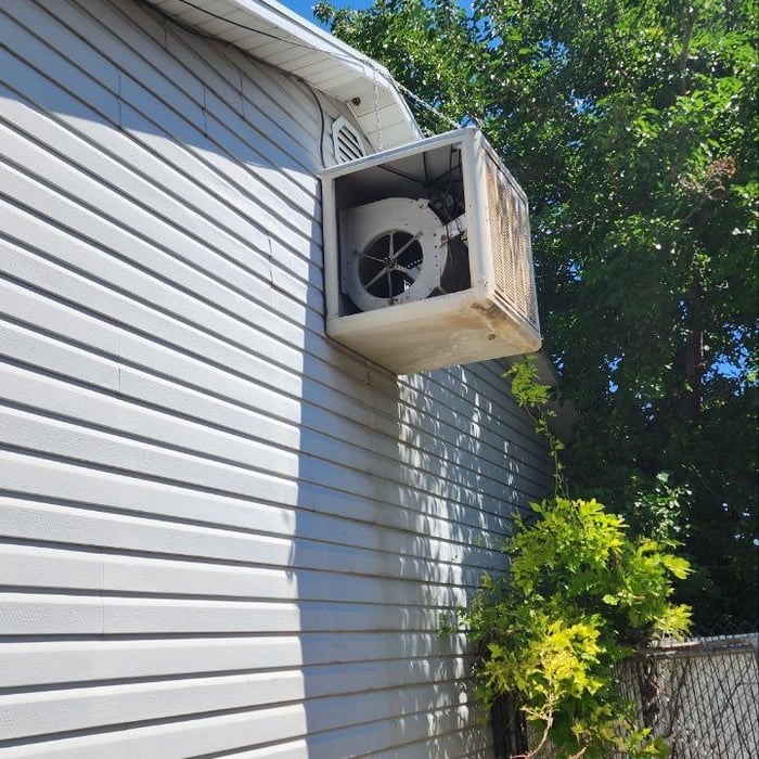 swamp cooler removal