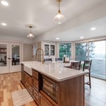 Natural Hickory Kitchen & Dining Area
