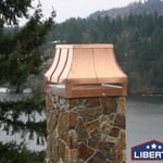 Custom Copper Chimney Cap