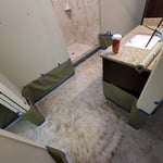 Flooring stain an seal