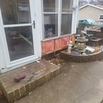 partial reface of house
