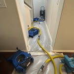 Drying wood flooring