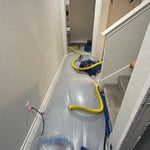 Drying wood flooring