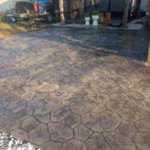 Paved patio