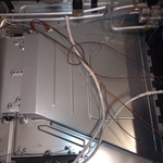 Taking oven out and apart for repair.