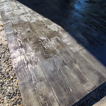 Wood Pattern Stamp Concrete