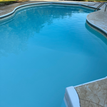 Before photo of liner
